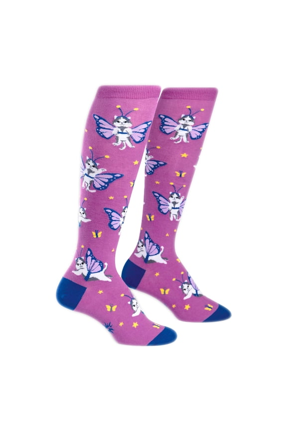 Catterfly Funky Knee High Socks