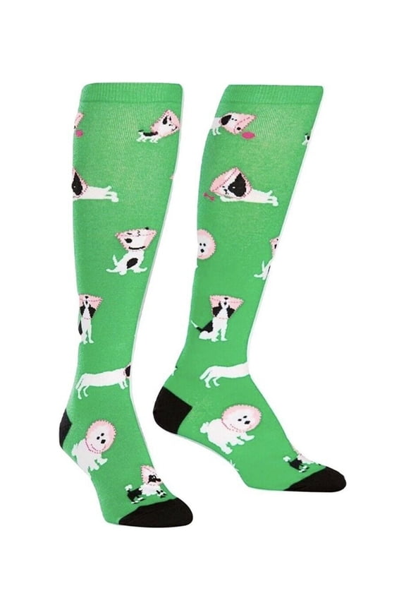 Knee High Socks Cone Of Shame Puppy Dog Women's Socks