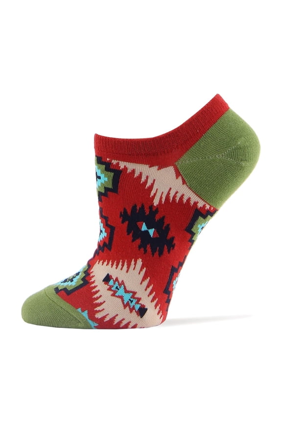 Mens No Show Socks, Lil Sandpoint Trail, Novelty Low Cut Liner Cotton Socks