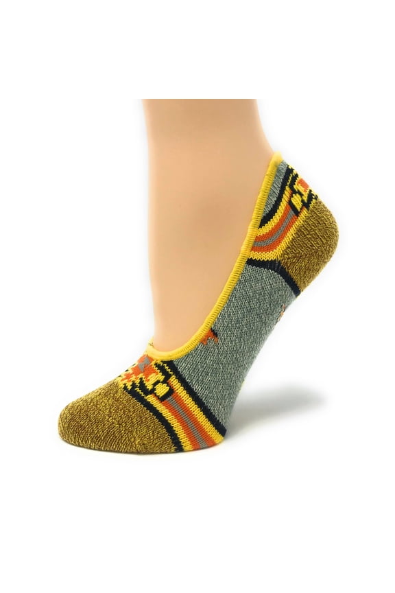 Mens No Show Socks, Lil Spruce Pine, Novelty Low Cut Liner Cotton Socks