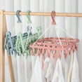 thumbnail image 1 of Sock Organizer with 32 Clips, Space Saving Hanger for Underwear & Socks, Non-slip & Mark-free Clips for Gentle Protection, Ideal for Closet Storage & Small Space Organization,Vsgery, 1 of 9