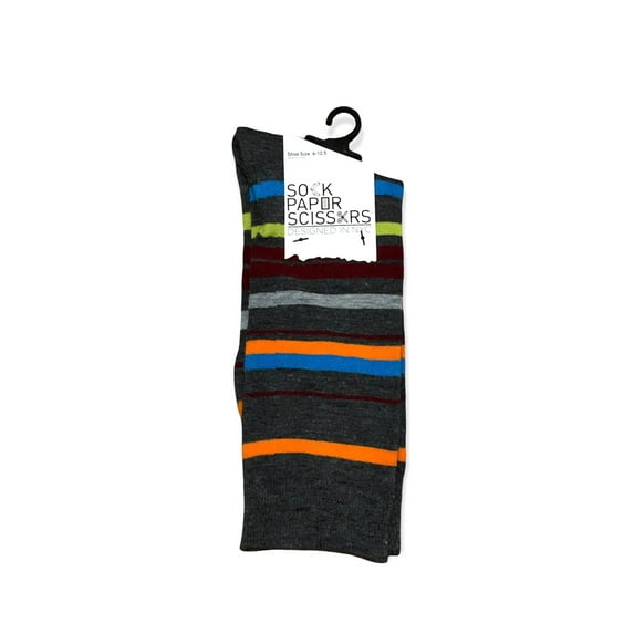 Sock Paper Scissors Men’s Novelty Crew Socks