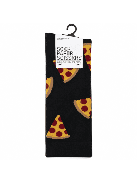 Sock Paper Scissors Mens Fun Novelty Printed Crew Socks Casual Dress