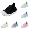 thumbnail image 1 of Sock Shoes Breathable Soft Rubber Sole First Walking Sneakers for Boys and Girls, 1 of 8