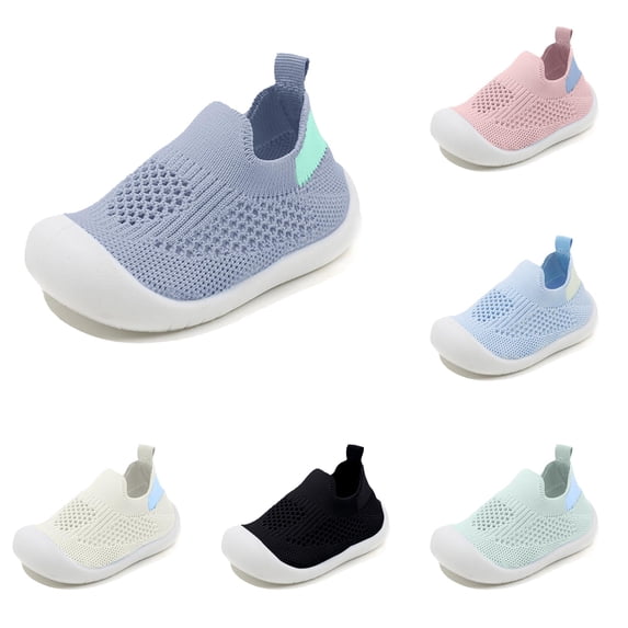 Sock Shoes Breathable Soft Rubber Sole First Walking Sneakers for Boys and Girls