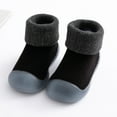 thumbnail image 1 of Sock Shoes Non Floor Boys Girls Walking Shoes Indoor Warm Knit Soft Sole Rubber Cotton Socks Shoes Indoor Floor Moccasins for Boys 2-2.5 Years, 1 of 4