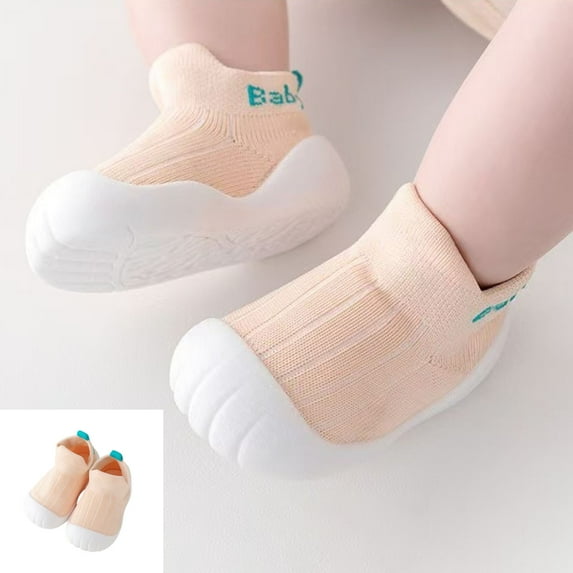 Sock Shoes with Soft Rubber Soles Slipper Soft Rubber for Boys Girls Walking Baby Walking Shoes Baby Socks and Shoes