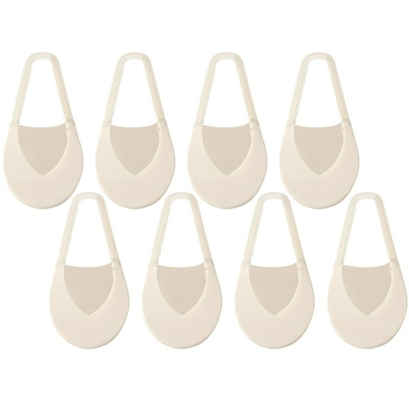 Sock Slippers 4 Pairs Women's Ballerina Socks Solid Non Slip Socks Lace Splice Socks Boat Socks