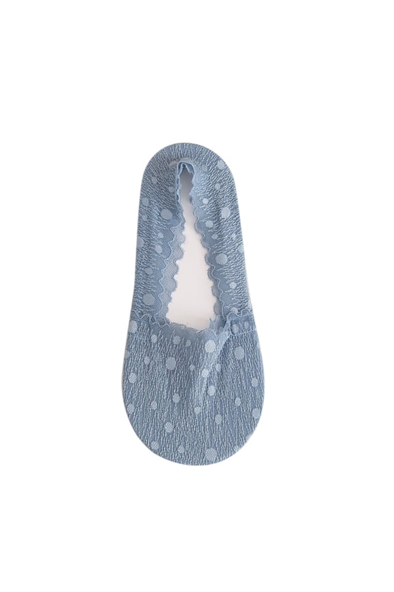 Sock Slippers for Women - Low Cut Inner Liner Ankle Non Hidden Comfort for Flat Boat