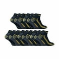 thumbnail image 1 of Sock Snob - 15 Pairs Mens Breathable Ankle Low Cut Work Socks with Reinforced Heel and Toe, 1 of 2
