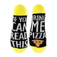 thumbnail image 1 of Sock Snob - If You Can Read This Socks Bring Me - Wine Beer Gin Tea Coffee Pizza, 1 of 2