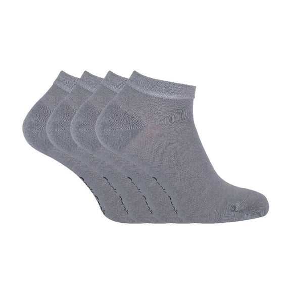 Sock Snob - Mens 4 Pairs Soft Breathable Bamboo Trainer Socks