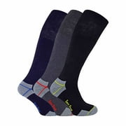 Sock Snob - Mens 6 Pack Long Knee High Work Socks for Steel Toe Boots