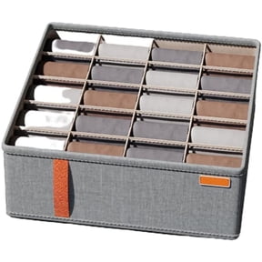 Sock Underwear Organizer Dividers,20 Cell Fabric Drawer Organizer,Foldable Storage Boxes for Organizing Socks,Underwear,Ties