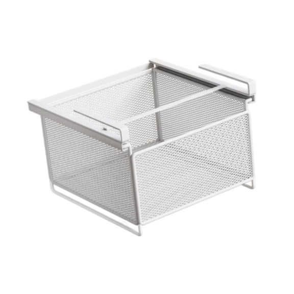 Sock Underwear Organizer Drawer Sturdy Metal Sliding Storage Basket for Closet Kitchen Dorm Cabinet