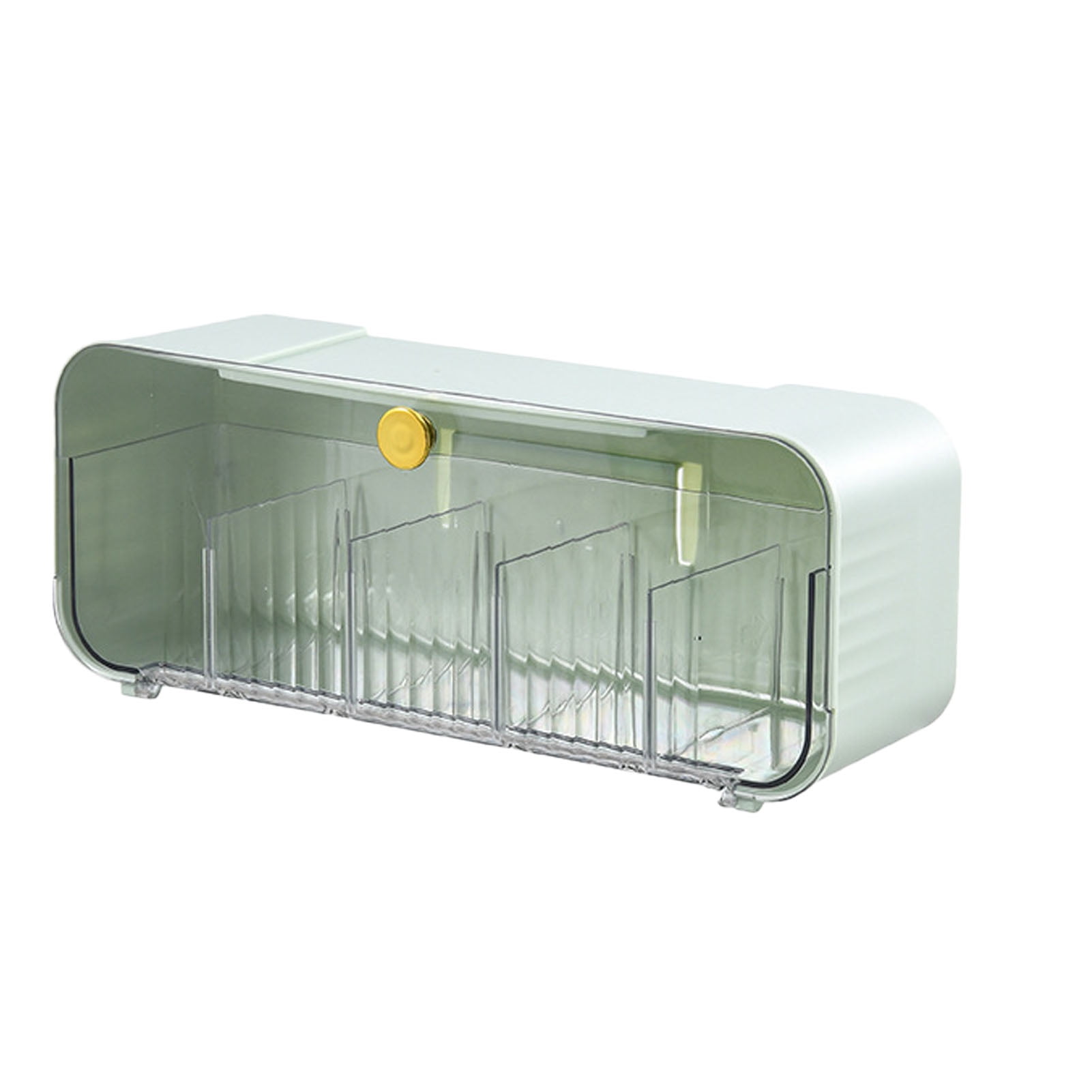 Sock Wall Mount Drawer Multifunctional Transparent 6 Cell Underwear