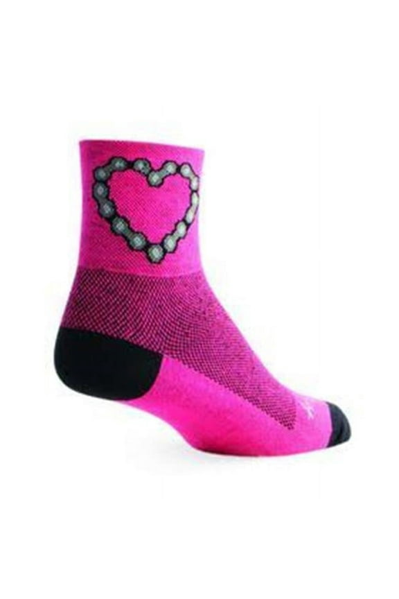 Classic 3in Chain Luv Cycling/Running Socks (Chain Luv - S/M)