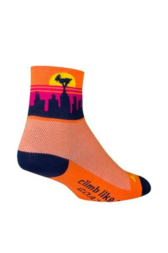Classic Balance Socks - 3 inch, Orange, Small/Medium