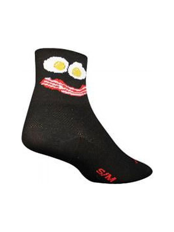 Classic Breakfast Socks - 3 inch, Black, Small/Medium
