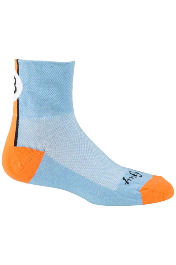 Classic Lucky 13 Sock: Blue SM/MD