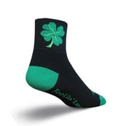 SockGuy Classic 3in Lucky Black Cycling/Running Socks Lucky Black - L/XL