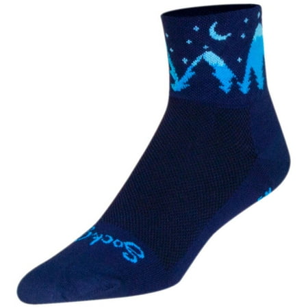 SockGuy Classic Midnight Socks - 3 inch, Black, Large/X-Large