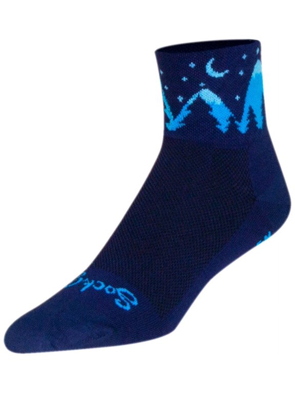 Classic Midnight Socks - 3 inch, Black, Large/X-Large