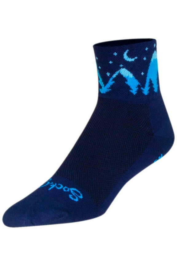 Classic Midnight Socks - 3 inch, Black, Large/X-Large