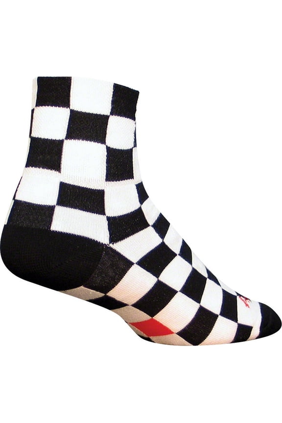Classic Ridgemont Sock Black/White Checker LG/XL