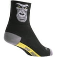 thumbnail image 1 of SockGuy Classic Silverback Gorilla Socks 3 inch Black Gray Large X-Large, 1 of 2