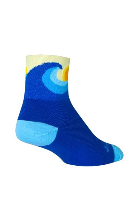 Classic Swell Socks 3 inch Blue Wave Small Medium Unisex Synthetic