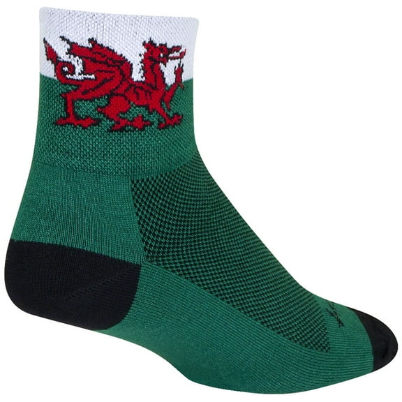 SockGuy Classic Welsh Socks - 3", Small/Medium