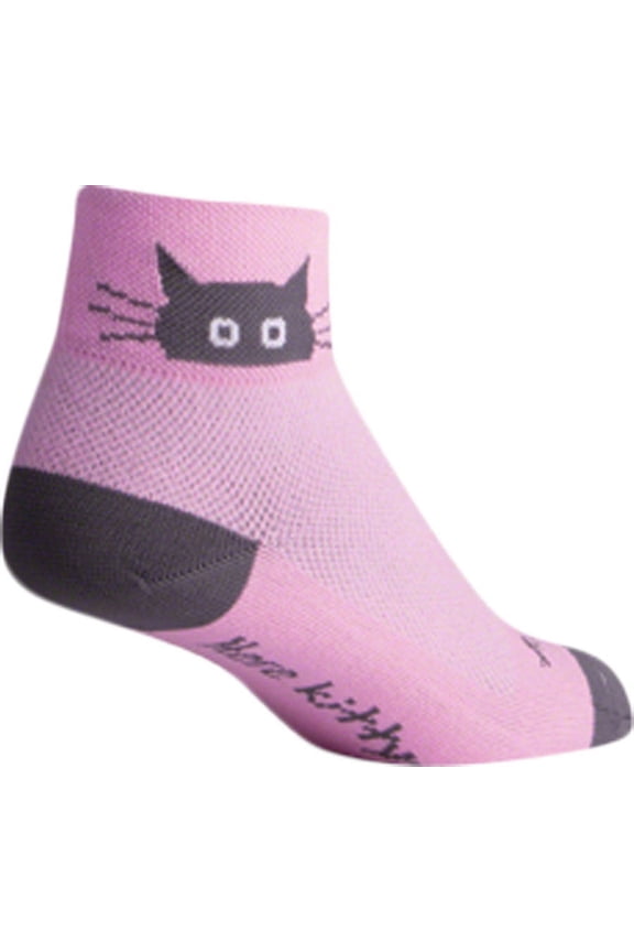 Classic Whiskers Women's Sock Pink SM/MD