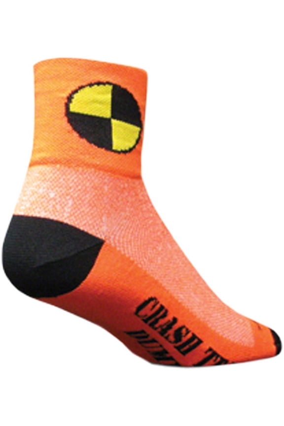 Crash Test Dummy Sock: Orange LG/XL