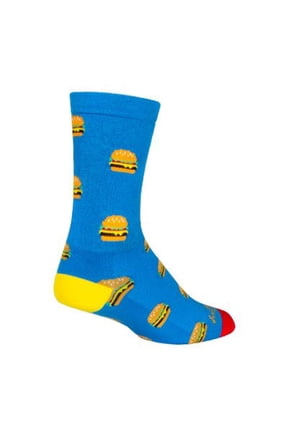 Crew Burgers Socks - 6", Large/X-Large