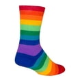thumbnail image 1 of SockGuy Crew Fabulous Socks - 6 inch, Rainbow, Large/X-Large, 1 of 2