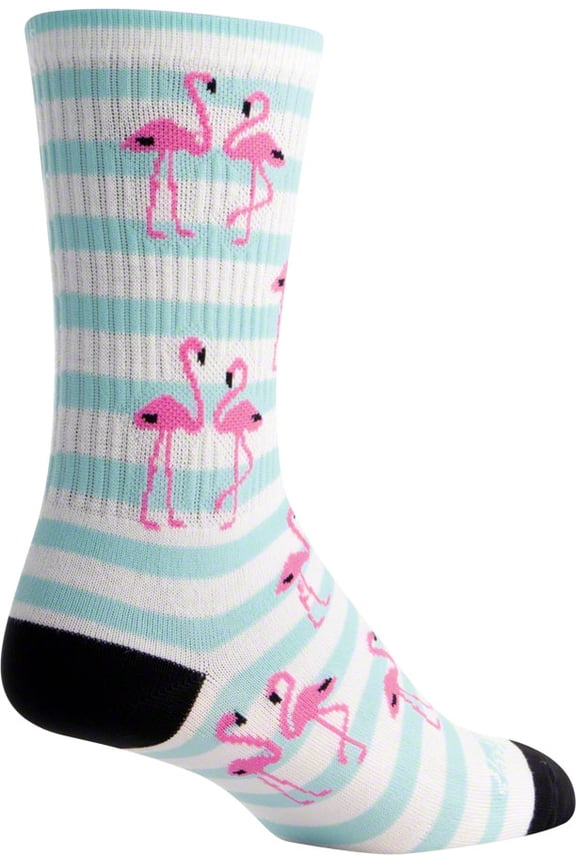 Crew Flamingo Sock Blue LG/XL
