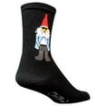 thumbnail image 1 of SockGuy Crew Gnomies Socks 6 inch Black Small Medium Unisex Synthetic, 1 of 2