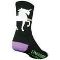 thumbnail image 1 of SockGuy Crew Unicorn Express Sock: Black LG/XL, 1 of 2