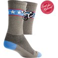 thumbnail image 1 of SockGuy Crew Wheelie Sock Gray LG/XL, 1 of 2