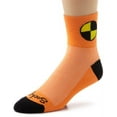 thumbnail image 1 of SockGuy Men's Crash Test Dummy Socks, Orange, Sock Size:10-13/Shoe Size: 6-12, 1 of 3