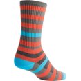 thumbnail image 1 of SockGuy Crew Metro Socks - 6 inch, Orange/Gray, Small/Medium, 1 of 2