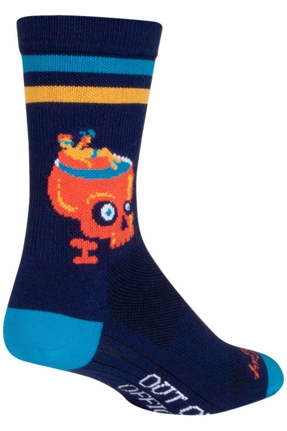 Out of Office Crew Sock - 6", Small/Medium