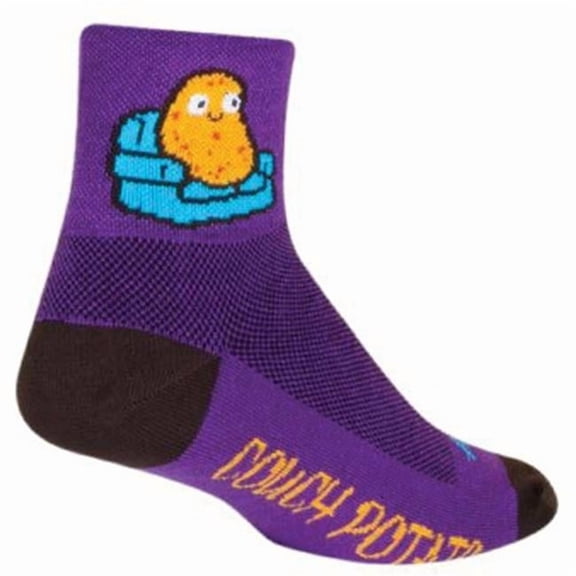 SockGuy Potato Standard Classic Socks - 3", Small/Medium