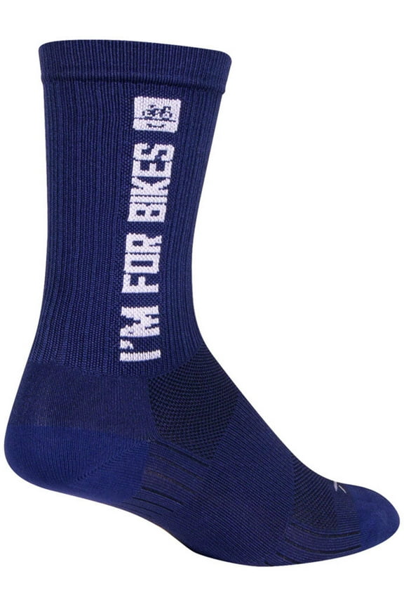 SockGuy SGX People For Bikes Socks - 7", Small/Medium