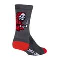 thumbnail image 1 of SockGuy SGX Rise and Grind Socks - 6 inch, Gray, Small/Medium, 1 of 2