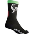 thumbnail image 1 of SockGuy SGX Sriracha Socks 6 inch Compression Black Small Medium Unisex, 1 of 2