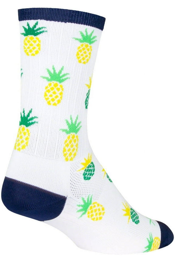 SGX Welcome Socks - 6 inch, White, Small/Medium