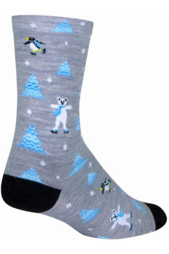 Snow Day Wool Sock - 6", Large/X-Large Shrink-Resistant & Itch-Free