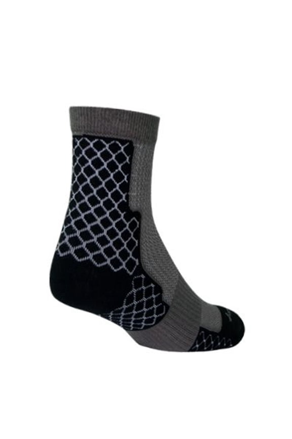 Trailhead 4in Black Cycling/Running Socks (Black - L/XL)